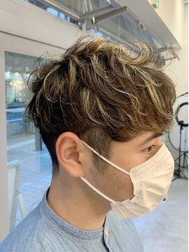 ロミーオム 本厚木(ROMMY. Homme) ハイライト☆メンズマッシュ◎ロミーオム