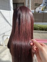 カミビト マヴィー(kamibito mavie)&nbsp;髪質改善カラー★ハイライトピンクベージュ白髪染め40代50代