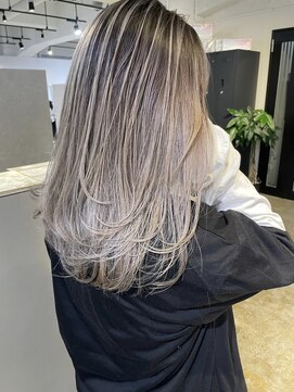 メリー オオサカ(Merly Osaka) たまらなく可愛い！リピート確定バレイヤージュ_silky white_