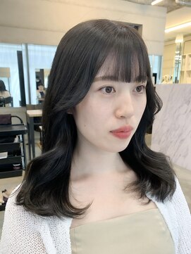 アリュウル 表参道(ALLURE) ラベンダーグレージュ×くびれヘア　《佐藤》