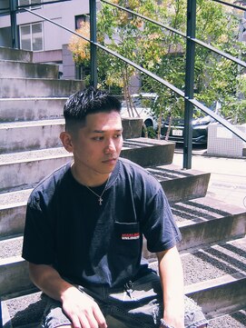メリケンバーバーショップ フクオカ(MERICAN BARBERSHOP FUK) マナツノクルーカット