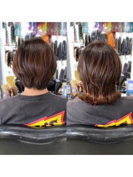 エクステンションマーク(Extension MARK) ショートからウルフ