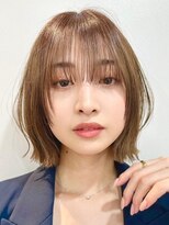 アイトーキョーエス 渋谷(AI TOKYO S)&nbsp;斜めバング/シルキーベージュ/ブラントカット[渋谷駅]
