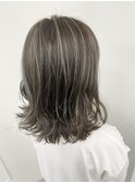 アッシュブラック ダークグレージュ×シアベージュ 小岩