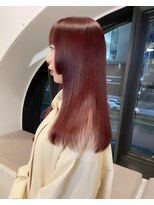 アオ(ao.)&nbsp;似合わせ姫カット&レッドブラウン