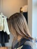 カット+白髪ぼかしハイライト+トリートメントエステ&アロマヘッドスパ