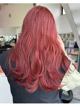 タブー(TABOO) ブリーチ1回で作るレッドカラー