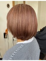 ハーツ(Heart's)&nbsp;白髪ぼかし×ピンクベージュ