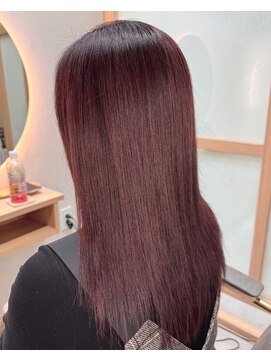 イゾラ(isola) 【isola】質感再整カラー/ピンクベージュ/春カラー/最新髪質改善