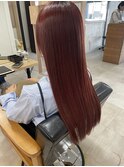 レッドカラー【髪質改善コース】ダメージレスカラー