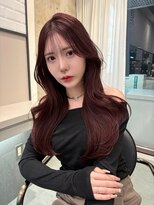 リリー(Lilley) 【lilley 稲永麻衣】レイヤーカット+顔まわりカット+韓国ヘア