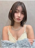 ブリーチなしカラー伸ばしかけヘア簡単スタイリング小顔ヘア