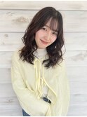 フェミニンウェーブヘア