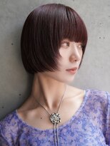 カライングドゥ(ing deux)&nbsp;大人可愛い20代30代40代黒髪前下がりひし形小顔ボブ