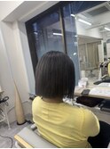 切りっぱなしボブ