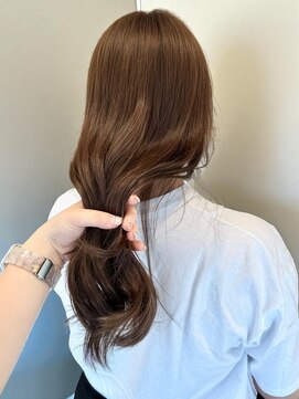 シエル バイ ケンジ 登戸 生田(CIEL by KENJE) ココアブラウンカラーオトナかわいい暖色系ベージュブリーチなし