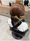 祭りヘアセット