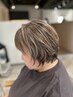 髪質に合わせたカット+ダメージ補修トリートメント￥5500[白髪ぼかし/白髪]