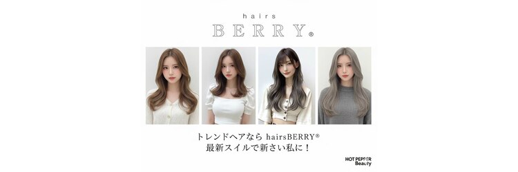 hairs BERRY 都島店【ヘアーズ ベリー】【12月1日 NEW OPEN(予定)】のサロンヘッダー