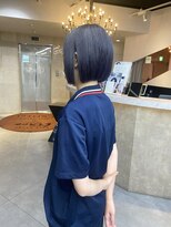 ソワンドブレスセルン 心斎橋(soin de brace cerne)&nbsp;透け感グレージュ/ボブ/ブリーチ/ハイトーン/心斎橋/難波/本町