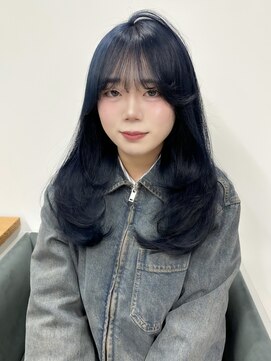 ソピ バイ インビテーション(sopi by invitation) ダークブルー/ブルー/レイヤーカット/♪