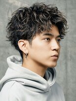 フィフス 神南(fifth) 渋谷メンズスパイキーショート緩めピンツイストスパイラルパーマ