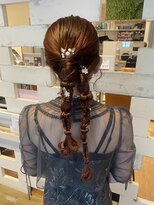 チルアウト 塚口本町店(chill out) ポニーテール/編み込みアレンジ/まとめ髪アレンジ/20代/30代