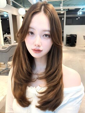 マインバイアフロートギンザ(MYNE by AFLOAT GINZA) レイヤーカット/チョコレートベージュ