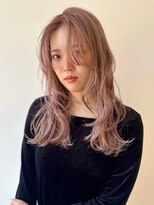 ルーイ(LOUIE) 透明感lavender beige×layer style