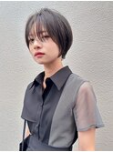 前髪長め大人可愛いショート【綾瀬/北千住/亀有】