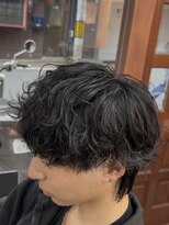 アミーゴ(AMIGO) ラウンドマッシュ×シャドウパーマ