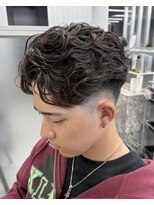 アクロ(ACRO) 広島メンズ/ラルフカール/毛流れパーマ/海外風