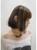 ツヤかっこいいボブ