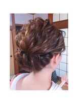 ヘアメイクアンドセットサロン リッコ(Hair make&set salon Ricco)&nbsp;Ricco wedding　アップスタイル
