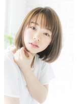 アジールヘア 所沢プロペ通り店(agir hair)&nbsp;アッシュベージュボブとシースルーバング【所沢】