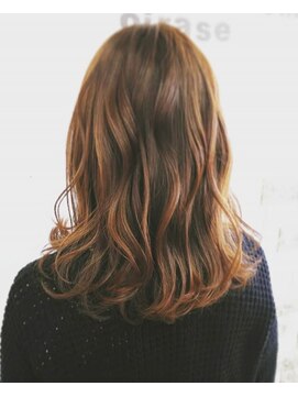 美容室オーブ おいらせ店 コテ巻き