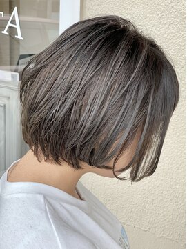 ヘアーデザイン ベルタ(Hair Design BELTA) 柔らかボブ/ボブ/グレージュ/透明感