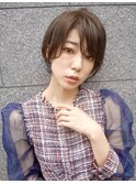 大人前髪かわいい  ショートマッシュ　【有海一生】　髪質改善
