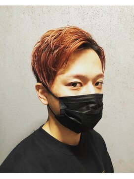 ヒロギンザ 浜松町店(HIRO GINZA) 韓国マッシュサイドパートヘア<ヒロ銀座/浜松町/大門/理容室>