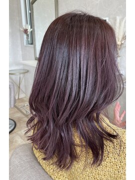 コスモ(COSMO) 軽めレイヤーラベンダーカラー ピンクラベンダー カシスカラー