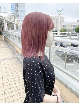 ルッツ(Lutz. hair design) コーラルピンクベージュ【千代田彩夏】