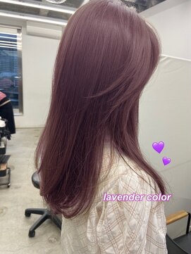 フォンズ(FONS) ラベンダーカラー　ラベンダーベージュ　暖色カラー　学割あり