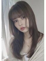 タヤ 東急百貨店吉祥寺店(TAYA)&nbsp;20代シースルーハイライトラベンダーカラーナチュラルストレート