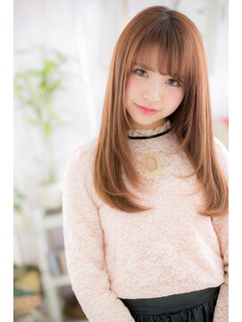 ミック 日暮里店(miq) 大人ガーリー♪ペールカラー小顔シースルーロングレイヤーa1