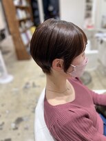 ヘアーデェカラー(hair de KOLOR)&nbsp;【つくば】大人可愛い前下がり丸みショート20代30代