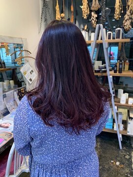 ココロカラ(Cocorokara) オシャレカシスカラーのロングスタイル