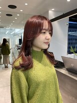 ロンドシエル 横浜(Lond ciel)&nbsp;ブリーチなしダブルカラー/暖色カラー/ピンクラベンダー