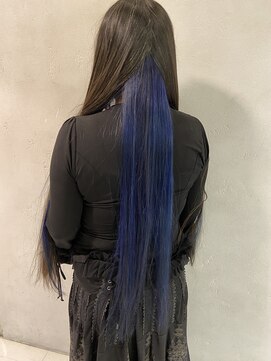 パーク なんば本店(PARK.) ブルーインナーカラー