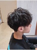 神戸メンズツイストスパイラル 波巻き シークレットパーマ
