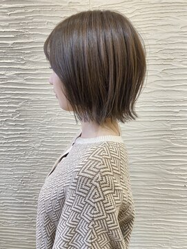 モリオ フロム ロンドン サッポロファクトリー店(morio FROM LONDON) 【morio】札幌ショートボブ　外ハネ